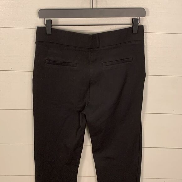 Betabrand flat front black triple button pocket woman’s slacks medium petite - Picture 7 of 8